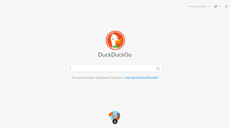 duckduckgo screenshot