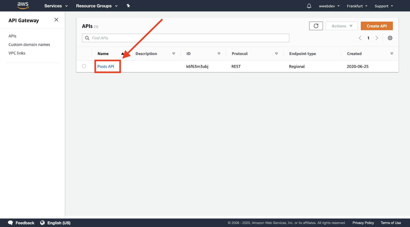 API Gateway